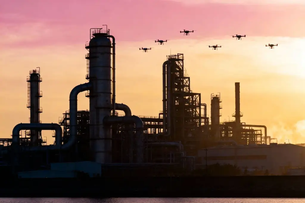 Drone Security on Industrial Sites