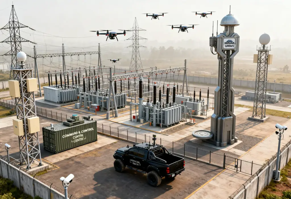 Aerial view of Indrajaal 360