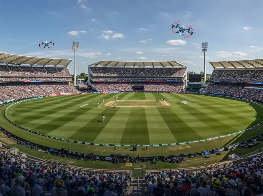 Drone defence for stadium
