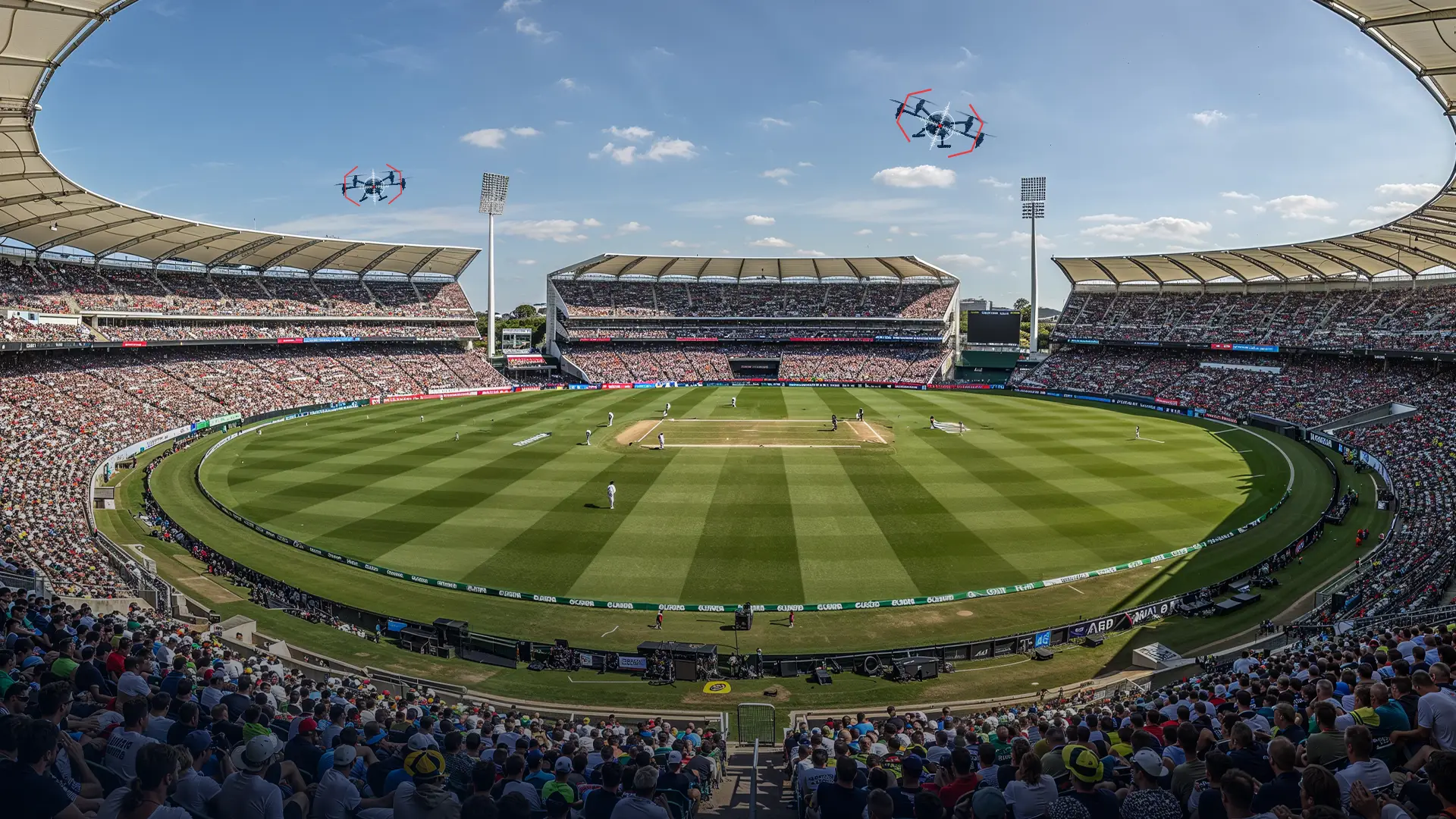 Drone defence for stadium