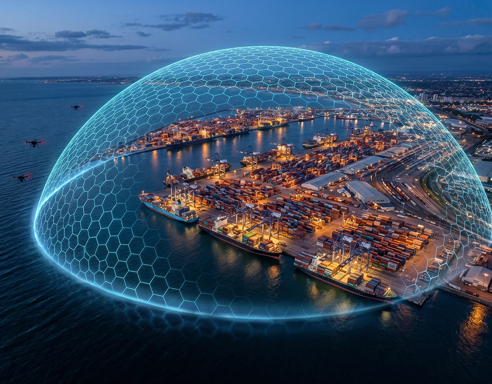 Airspace Control for Critical Maritime Assets