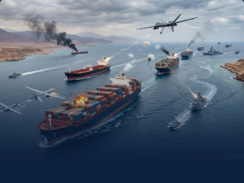 Drone Threats to Red Sea Shipping ROUTES (2023-24)