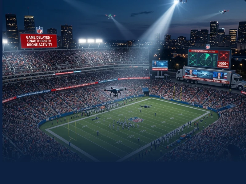 Drones at NFL Games (2022-2025)
