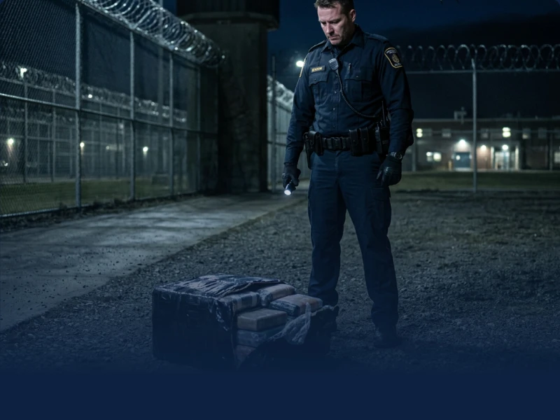 Drug drop in Canadian prison