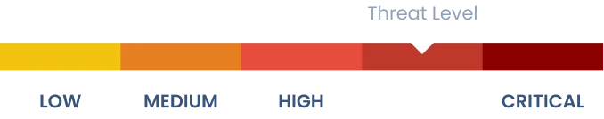 Threat Level - Very High