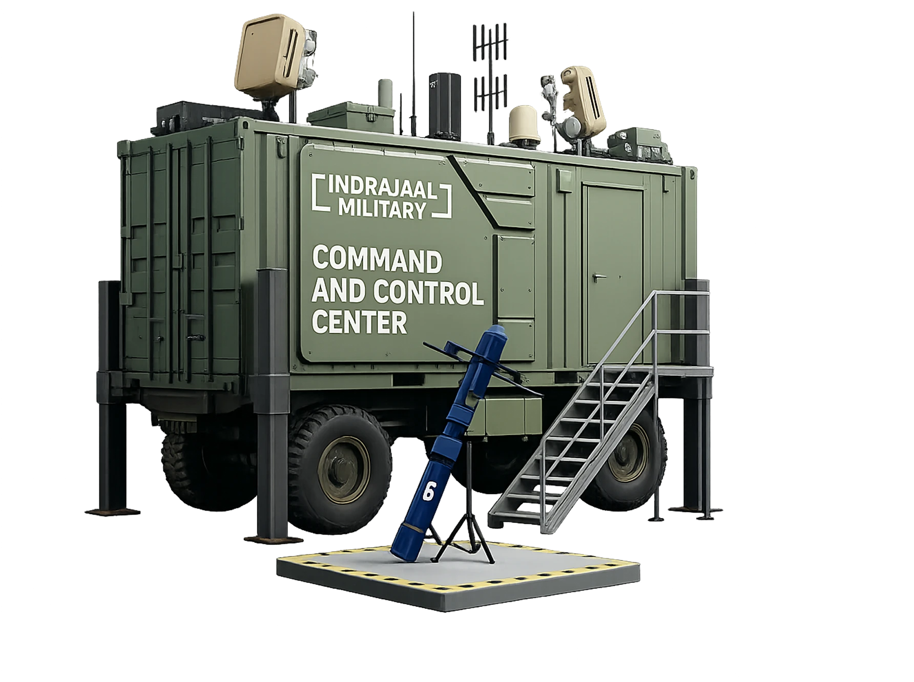 Indrajaal military command and control center