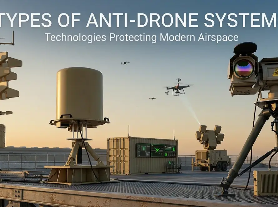 Types of Anti-Drone Systems Explained: Technologies Protecting Modern Airspace