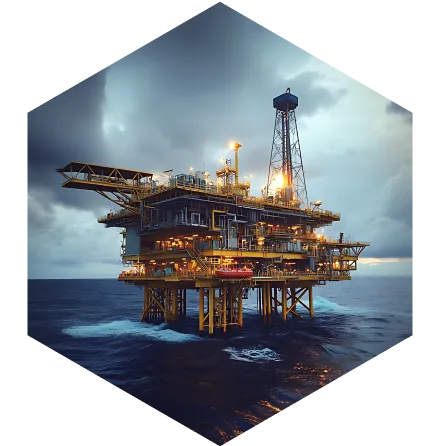 Oil rigs image