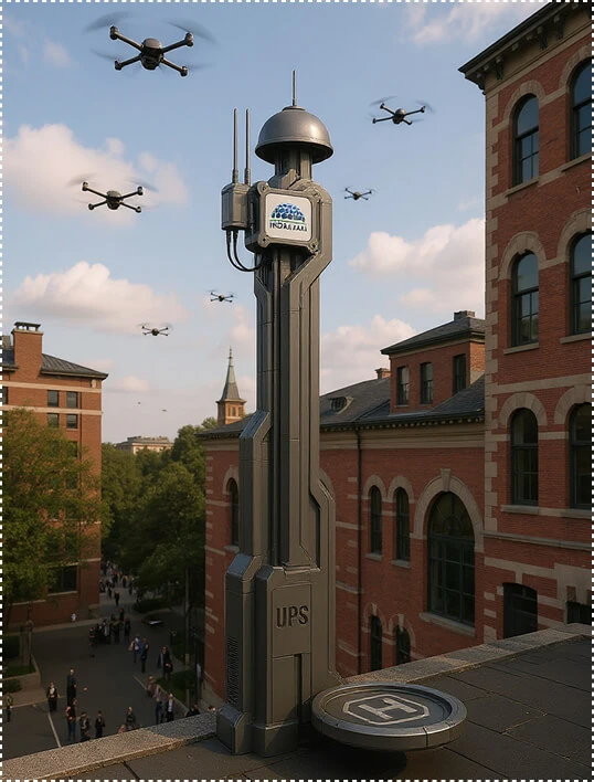 Indrajaal Urban counter drone system protecting city airspace from multiple drone threats